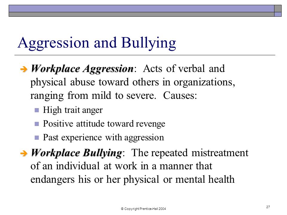 Workplace bullying Essay